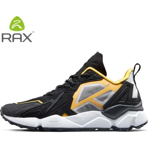RAX New Unisex Running Shoes Breathable Mesh Mens Outdoor Sports Sneakers Training Lace Up Jogging Walking Shoes Trainers Men