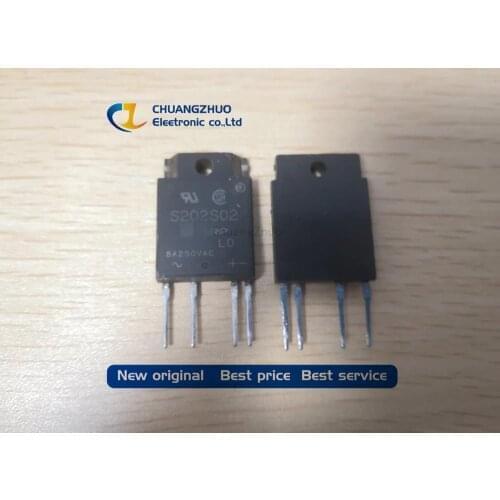 S202S02 S202S02F 4-SIP SSR RELAY SPST-NO 8A 80-240V