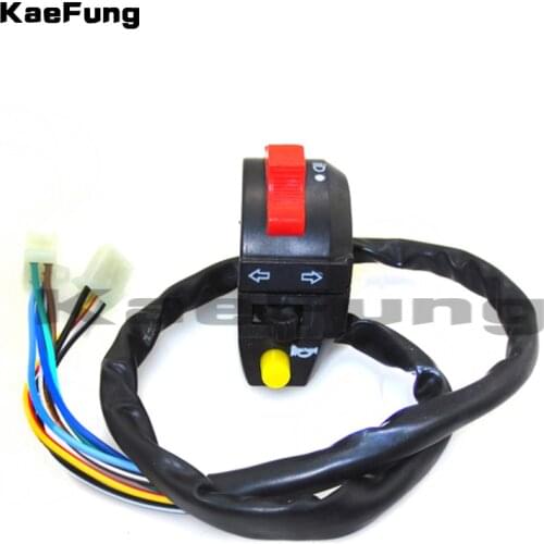 ATV Quad Motorcycle Pocket bike Steel Bike scooter Light Signal Blinker Horn Switch for Enduro Supermoto Off Road