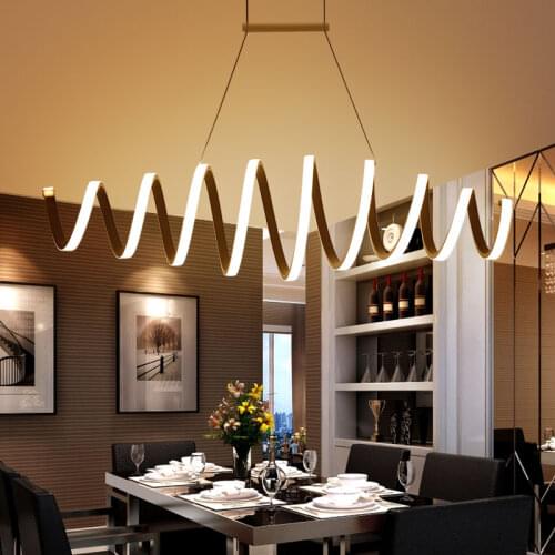 Minimalism DIY Modern LED Pendant Lights Hanging Suspension Luminaire Suspendu Pendant Lamp Lighting Fixture For Dining Room Bar