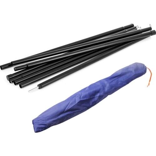 Tent Rods Outdoor Camping Tent Equipment Canopy Tarp Poles Canopy Support Rods Iron Canopy Awning Frame Camping Tent Accessories