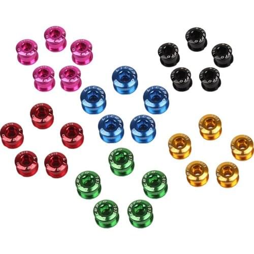 Ultralight Bicycle Single Bolts Crankset Screw Road Bike Snail Disc Screw 7075 AluminumCycling Chainwheel Parts Accessories