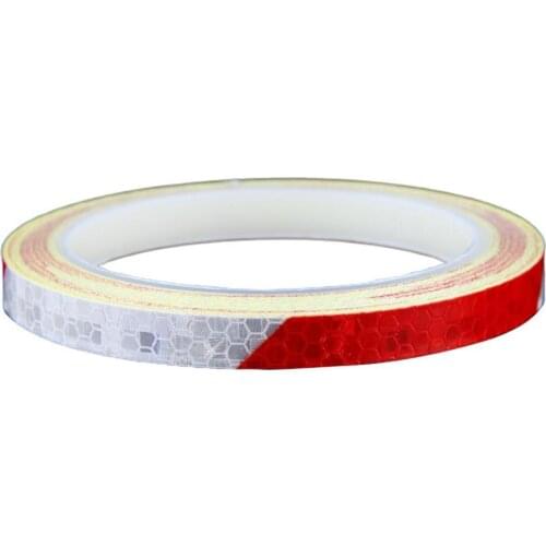 1 Roll Reflective Sticker Self Adhesive Good for Wear Resistant PET Bike Decorative Reflective Sticker Not Easy Fall Off for Car