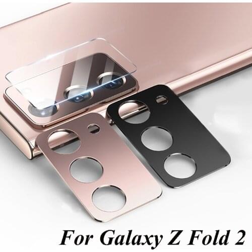 Ultra-thin Metal Camera Lens Screen Protectors for Samsung Galaxy Z Fold 2 5G Lens Case Anti Scratch Protector for Fold2 5G