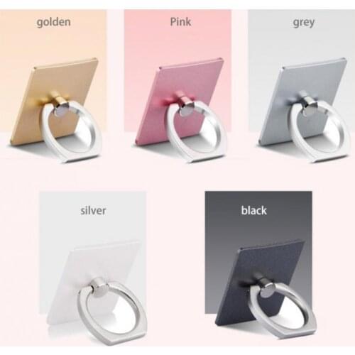 Universal Spin Rotatable Phone Holder 360 Degree Rotatable Metal Finger Ring Smartphone Socket For Smartphone Stand Dropship