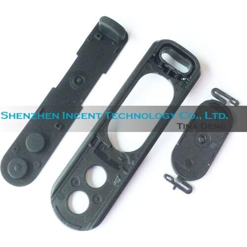 VOIONAIR 10sets/lot Talk Launch PTT TX Key Button Frame For Motorola XIR P8668 P8660 GP338D Radio