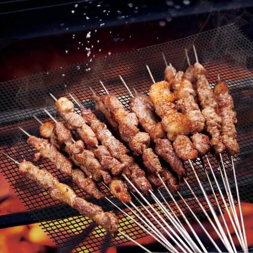 Roaster Cooking Tool Non-stick Steamer Mat Barbecue Grid Grilling Mat High Temperature Resistance Pizza Mat