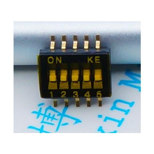 10Pcs/Lot 1.27 Patch 5 Bit Original Imported Dshp05Tsger Taiwan Ke 1.27Mm 5 Road Toggle Switch