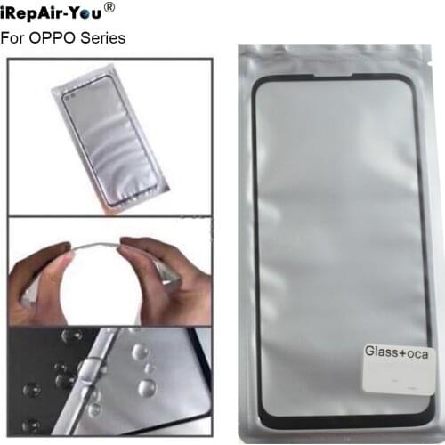 5PCS Front Glass with OCA Glue For OPPO A52 A72 A92 Reno 5 3 4 SE Realme 7 6 5 3 X7 Pro X50 Touch Screen Outer Lens Replacement