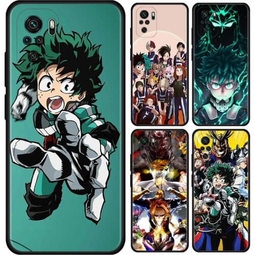 My Hero Academia Mobile Phones Cover for Xiaomi Redmi Note 9S 9 4G 8 10 7 8T 9C 9A 7A 8A K40 K30 Pro Cell Phone Case Coque