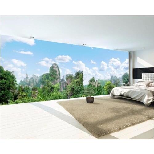 Custom photo mural 3d wallpaper Natural scenery wonderland background wall Home decor 3d wall murals wallpaper for living room