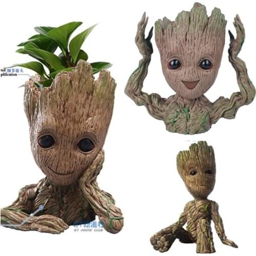 Tree man Grutt Doll model Flowerpot Action Figures Cute Model Toy Pen Pot Best Gifts For Kids
