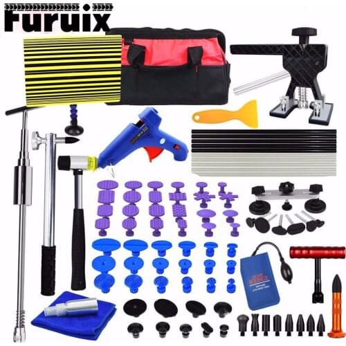 Paintless Repair Removal Tools Automotive Dent Silde Hammer Glue Puller Repair Set Kits for Car Hail Damage Suction Dent Fixer