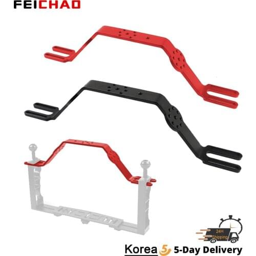 Handle Tray Grip Bracket Dual Handle Grip Handheld Expansion Mount for Action DSLR Cameras Housing Case Underwater Photography