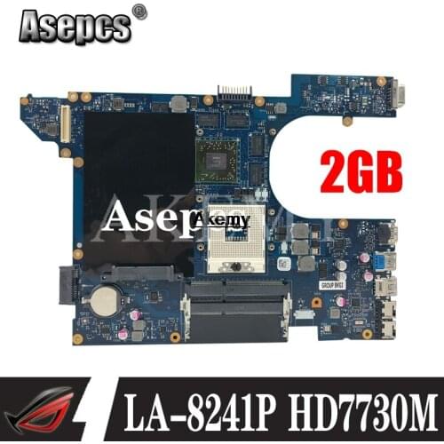 LA-8241P Laptop motherboard For DELL Inspiron 15R-7520 5520 original mainboard HD7730M-2GB