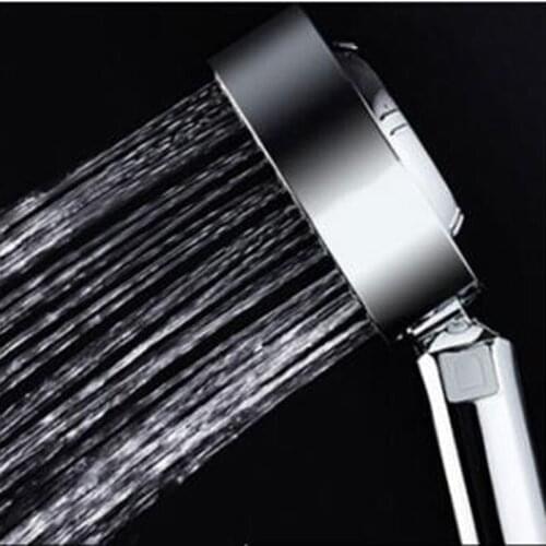 ABS electroplating rain spray shower head Double-sided water can be equipped with shower gel shower