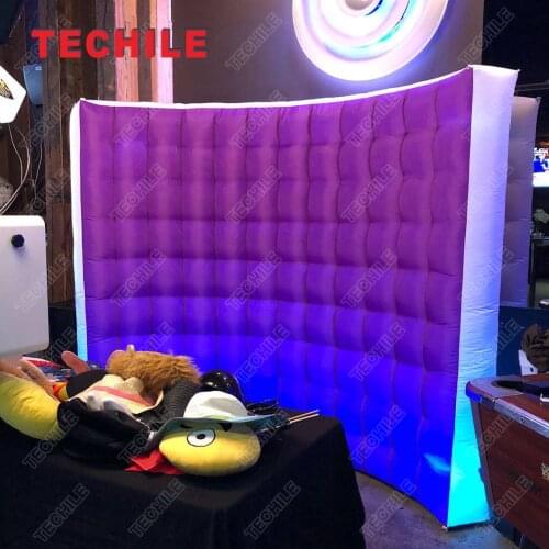 Hot selling multi-style inflatable photo booth LED photo wall suitable for wedding party