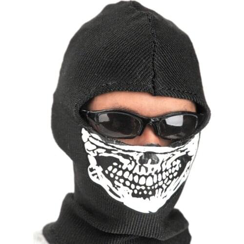 1:6 Trend Doll Seal Special Forces Skull Mask Headgear 1/6 Soldier Accessories Model Collection Gift Toy