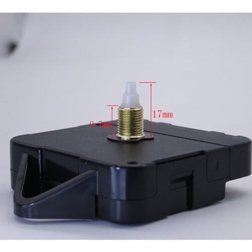 HR1688 Quartz DIY Wall Clock Movement Mechanisms Battery Powered DIY Repair Parts Replacement with 3 Long Hand, Plastic Hook