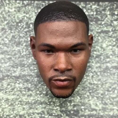 Mnotht 1:6 Scale Calm Durant Head Carving Model Black Men Soldier Head Sculpt For 12in Action Figures Collections Hoobies m3