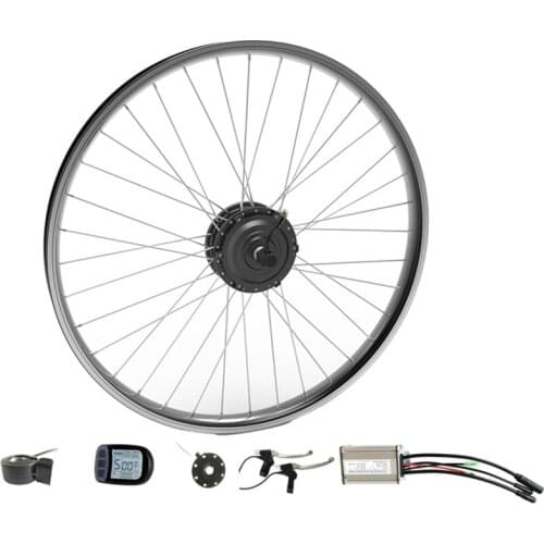 Suringmax 36V 250W Motor With LCD 5 Dispaly Bike Electric Kit, Waterproof Connection Gear Hub Motor