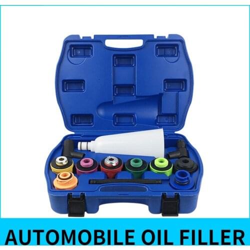 The new engine oil filler 10-piece oil filler funnel European American French French automotive engine oil filler
