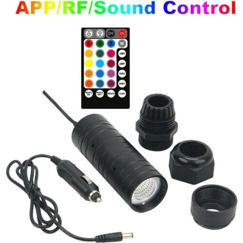 6W Fiber Optic Light Source Smartphone Bluetooth APP RF Control RGB Engine+Remote Musical Sound controller Car ceiling Star DIY