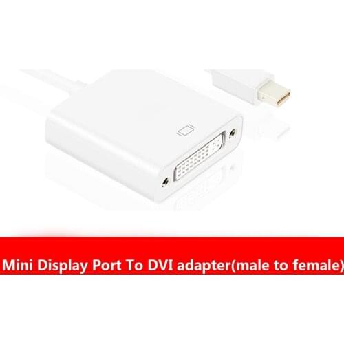 Mini Display Port To DVI Cable Adapter Converter Male To Female 1080P For Monitor Projector Displays