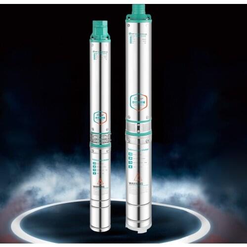 Deep well water pump submersible pump high head household well water 220v deep water pump deep well pump 370W three-phase pump