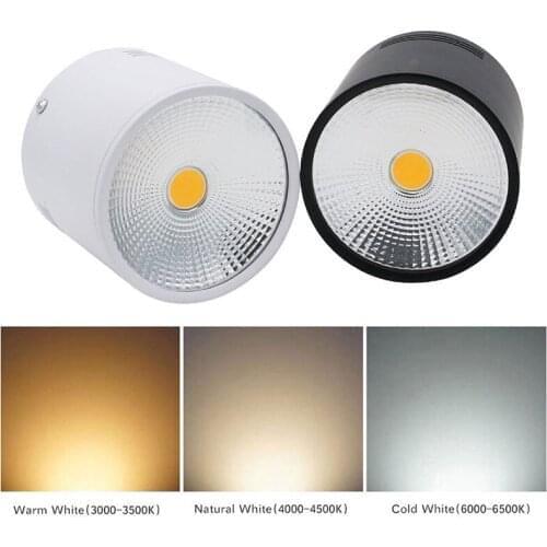Surface Mounted Led Downlight 3W/5W/7W/10W 12W 15W Dimmable Led Spot High Bright Living Room Clothes Store Ceiling Lamp