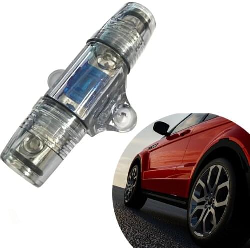 Durable Car Audio Refit Fuse Holder 8 Gauge 60A DC 12V Car Stereo Audio Circuit Breaker Inline Fuse Universal Car Accessories