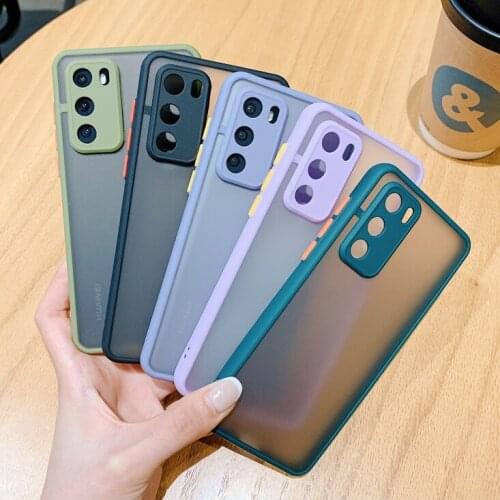 For Huawei P30 Lite P50 P40 P20 Pro Mate 40 30 20 10 Honor 20 8X 8A 9X 9A P Smart 2021 Z Shockproof Translucent Matte Case Cover