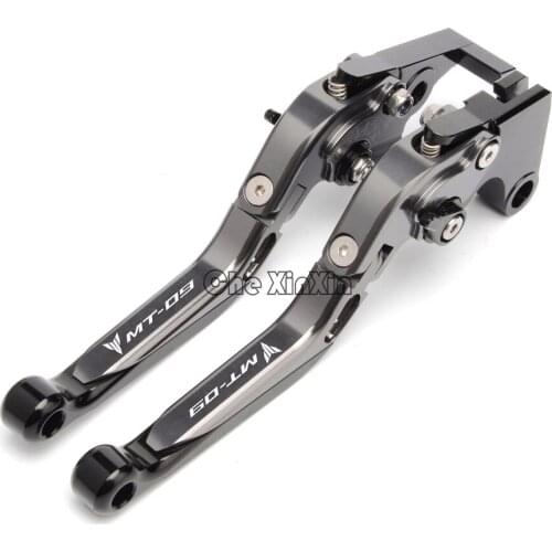 Adustable Foldable Extendable Brake Clutch Levers For YAMAHA MT09 MT-09 MT 09 Tracer SR 2014-2018 2015 2016 moto Accessories