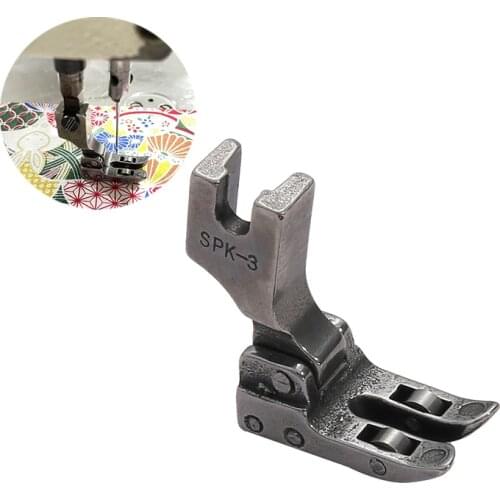 Sewing Accessories#SPK-3 Roller Presser Foot Snap-On High Shank Leather for Singer Juki Industrial Sewing Machine