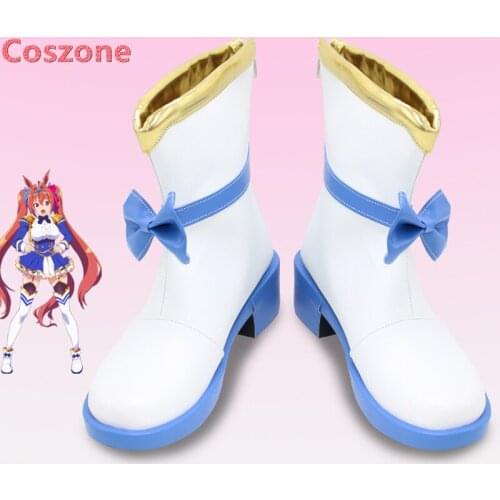 Uma Musume Pretty Derby Daiwa Scarlet Cosplay Shoes Boots Halloween Costume Accessories