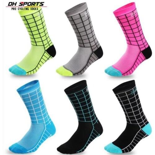 Cycling Socks (3 Pairs/lot) DH SPORTS/DH011 Nylon Men Sports Socks Basketball Outdoor Hiking Socks