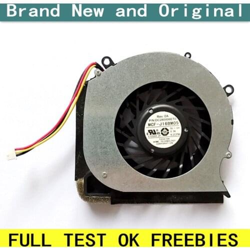 New laptop CPU cooling fan Cooler radiator Notebook for TOSHIBA REV:0A P/N:DC280006ET0 MCF-J16BM05 E105866 5V 0.3A 6.2CFM