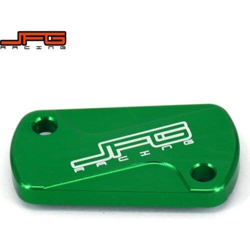 Motorcycle CNC Rear Brake Reservoir Fluid Cover For KAWASAKI KX125 KX250 03-08 KX250F 04-18 KX450F 06-18 KLX450R KFX450R ATV