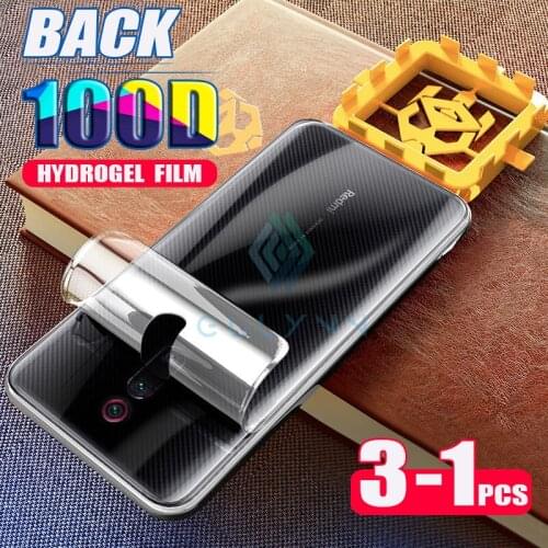 3-1 Pcs Full Cover Back Hydrogel Film For Xiaomi Redmi Note 8T 8 7 4X 9 9S Pro K20 K30 Mi 9T Pro Lite A3 Safety Screen Protector