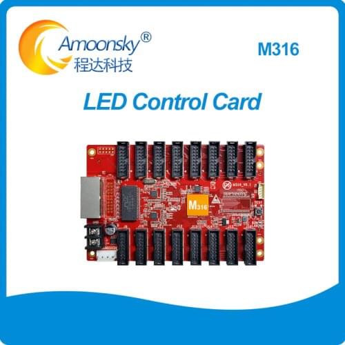 Factory supply led controller ams-m316 led display receiving card for full color large advertisement board outdoor