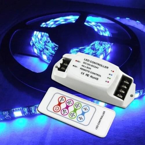 BC-361-4A 4A/CH*3 Constant Voltage RGB Controller RF remote Wireless DC12V-24V for 5050 3528 RGB led strip light tape