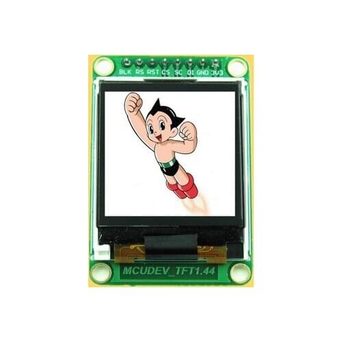 CPT 1.44 inch 8P 65K TFT LCD Screen Module ST7735S Drive IC 128*RGB*128 SPI Serial Interface