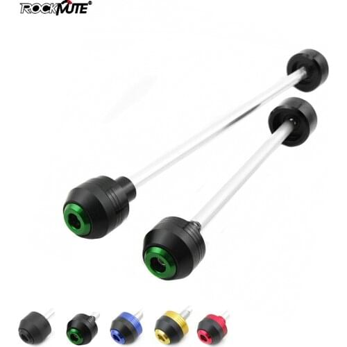 For Kawasaki ZX-6R 2012-2013 Motorcycle Front Rear Wheel Axle Fork Slider Crash Protector Drop Falling Protection