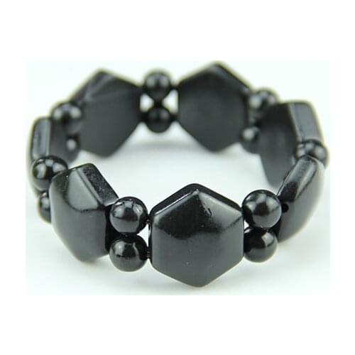 Energy Natural Stone Needle Bracelet/ Magic Health Black Bian Si Bin Stone Needle Bracelet /whiten skin, circulate blocked pores