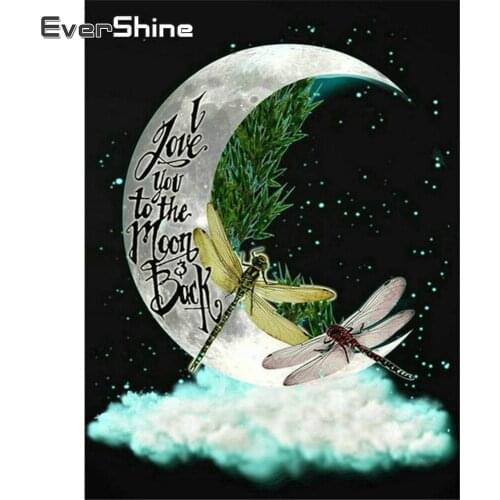 Evershine Diamond Painting Full Square Drill 5D DIY Blackboard Drawing Embroidery Cross Stitch Beaded Pictures Home Decoration