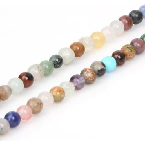 64-100pcs 4mm-6mm Round Beads Loose Bedas For Jewelry Making Findings Necklace Bracelet Earrings Findings