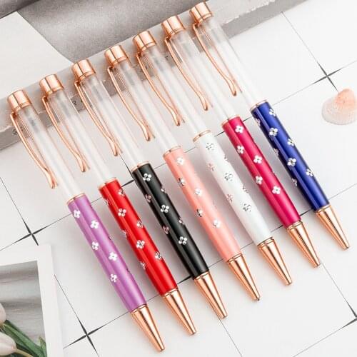 21pcs/set DIY Metal Ballpoint Pen Wedding Gift DIY Pen Fashion DIY empty Pen Japanese Wholesale Gift PEN Gift for Wedding