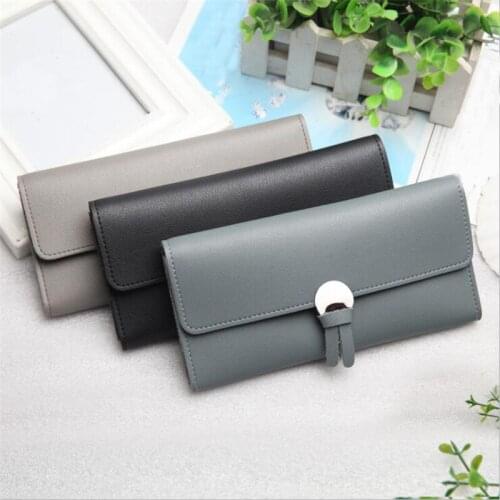 2018 Fashion Long Women Wallets High Quality PU Leather Womens Purse And Wallet Design Lady Party Clutch Female Card Holder