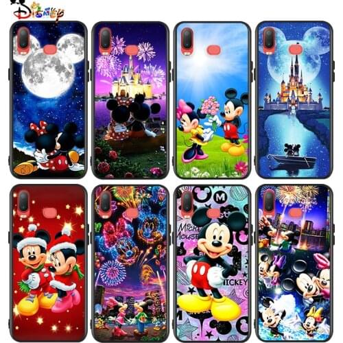 Mickey Minnie cute for Samsung Galaxy A9 A8 Star A750 A7 A6 A5 A3 Plus 2018 2017 2016 Black Phone Case Soft Cover