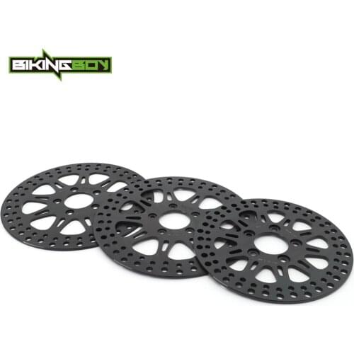 BIKINGBOY Front Rear Brake Discs Disks Rotors Sportster XL883L Superlow XL883N Iron XL883R Roadster 11 12 13 XL 1200 L 07-11 08
